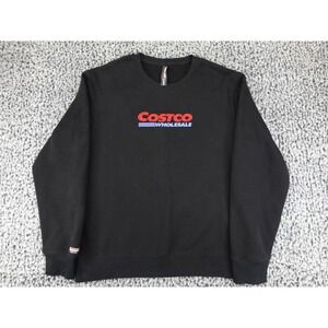 Kirkland Signature Costco Wholesale Sweatshirt Mens M Ladies L Black 7772016